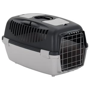 vidaxl Reismand 61x40x38 cm polypropeen grijs en zwart