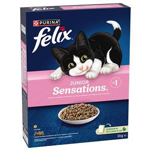 1kg Felix Junior Sensations Kat droogvoer