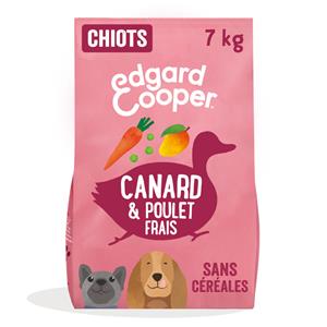 7kg Puppy Eend en Kip Edgard & Cooper Hondenvoer