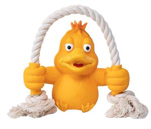 Quapas! Dog Toy Fun Duck with rope