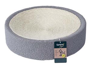 Quapas! Krabplank Pluche met sisal Grijs