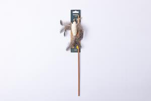 Quapas! Cat toy fishing rod bird white