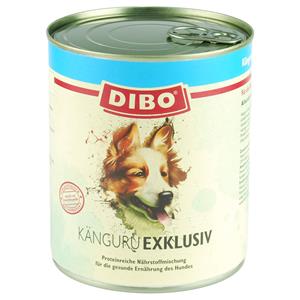 6x800g DIBO Exklusiv met kangoeroe natvoer voor honden