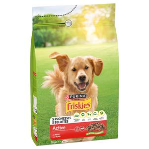 3kg Friskies VitaFit Adult Hond Active met Rund Hondenvoer