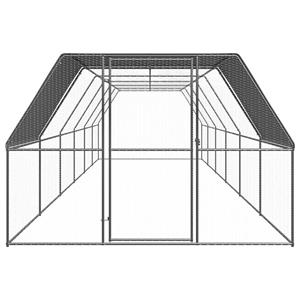 vidaXL Kippenhok 3x12x2 m gegalvaniseerd staal