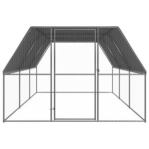 vidaXL Kippenhok 3x6x2 m gegalvaniseerd staal