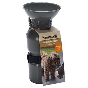 Beeztees Nia - Drinkfles Hond - Plastic - Grijs - 550 ml