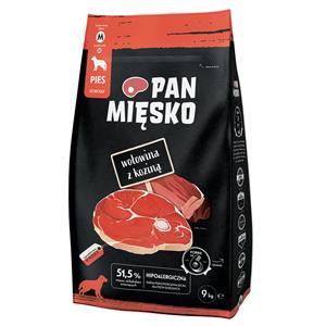 PAN MIĘSKO Dubbelpak: 2x9kg Pan Mięsko Medium Rund met Geitenvlees droogvoer voor honden