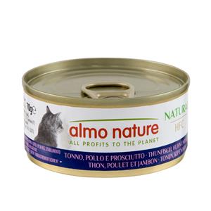 Almo Nature HFC Natural 6 x 70 g Tonijn, Kip en Ham