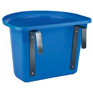 Kerbl Voerbak Met Ophanghaken Halfrond 12L Blauw