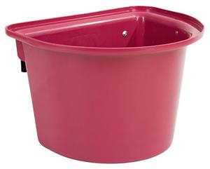 Kerbl Voerbak Met Ophanghaken Halfrond 12L Rosé