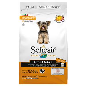 2kg Schesir Dog Small Adult met kip droogvoer
