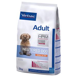3kg Veterinary HPM Dog Adult Neutered Small & Toy Virbac Hondenvoer