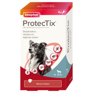 Beaphar ProtecTix hond 10 tot 25kg 4 pipetten