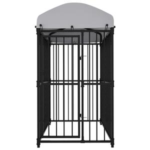 vidaXL Hondenkennel voor buiten met dak 150x100x175 cm