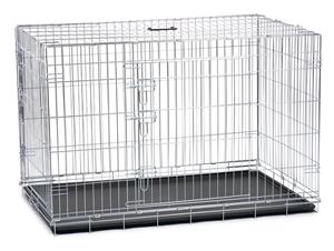 Beeztees Hondenbench 2-Deurs Verzinkt L 91x61x66 cm