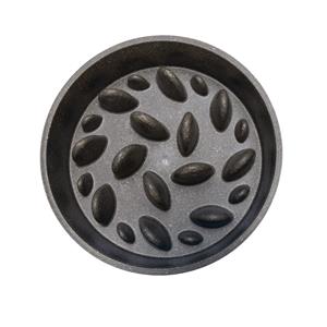 Designed by Lotte Anti Schrokbak Pom - Hondenvoerbak - Bamboo - Grijs - 17 cm - 800 ml