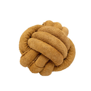 Hugglehounds Naturals leren bal voor de hond Large