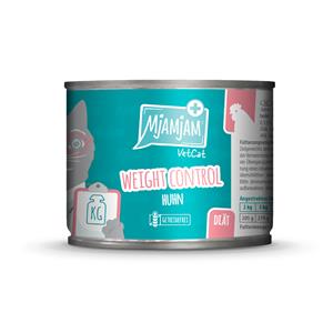 6x 200g MjAMjAM VetCat Weight Control Kip natvoer voor katten