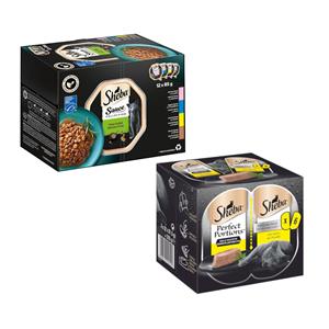 48x85g Sauce Lover + 48x37,5g Paté met Kip Sheba Kattenvoer