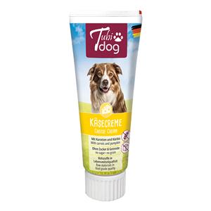 75g Tubidog kaascrème met wortels & pompoen hondensnacks