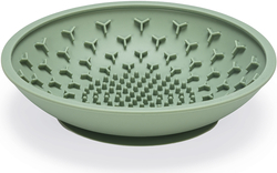 beeztees Silicone Likmat Schaal groen: 19x19x4,5cm hond