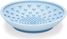 beeztees Silicone Likmat Schaaltje Lichtblauw: 19x19x4,5cm hond