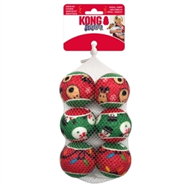 Kong SqueakAir Bal Assorti 6,5 cm 6 st