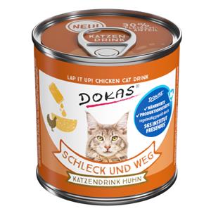 6x100g Dokas Slik en Smul kattendrank met kip