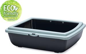 Beeztees Juliet Eco - Kattenbak - Lichtblauw"Zwart - 48x38x14 cm