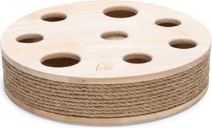 Designed by Lotte Raya - Kattenspeelgoed - Hout - Bruin - 30x30x7 cm