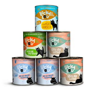 Lucky Lou Adult 6 x 800 g - Wild Mix (4 Soorten)
