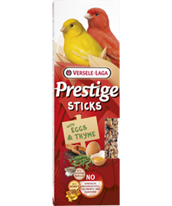 Versele-Laga Prestige Sticks Kanaries 60 Gram Ei & Tijm
