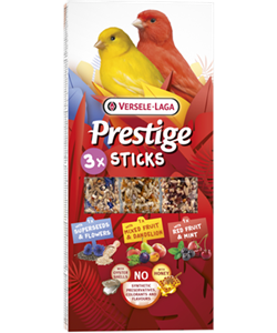 Versele-Laga Prestige Sticks Kanaries Triple Variety Pack 3 smaken