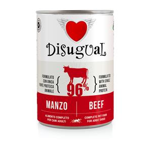 6x400g Disugual Adult Rund natvoer voor honden