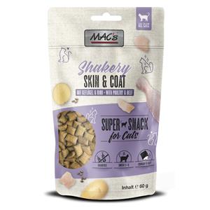 60g MAC's Cat Shakery Snack Huid & Vacht met kip en rundvlees