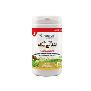 180 Stuks NaturVet Aller-911 Advanced Allergy Aid Snacks Aanvullend voer voor honden