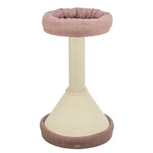 Trixie krabpaal Viviana 80cm, donkerroze kat
