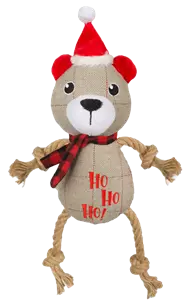 @Pet Christmas toy Rope Bear
