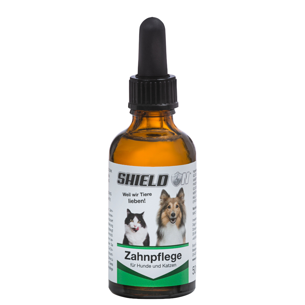 2x 50ml Shield On tandverzorging hond