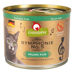 12x200g GranataPet Symphonie Kip Puur Kattenvoer