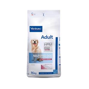 16kg Veterinary HPM Dog Adult Neutered Large & Medium Virbac Hondenvoer