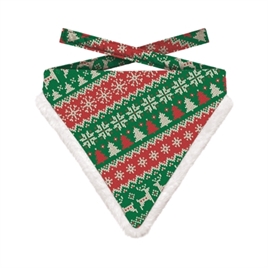 Plenty Gifts Kerst Bandana Met Een Mix Patroon Dog M