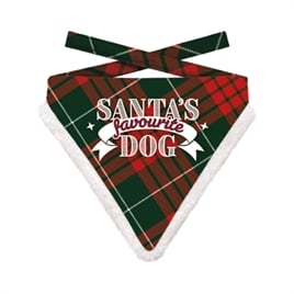 Plenty Gifts Kerst Bandana Rood/Groen 22 x 25 cm