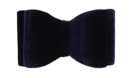 Luxury Vlinderstrik Fluweel Blauw L