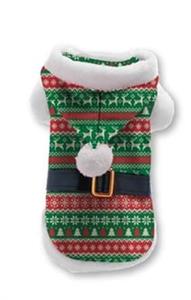 Plenty Gifts Kerst Hondenjas Gestreept M