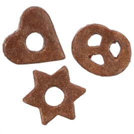 Trixie Xmas Hart/Ster/Pretzel Kip/Kippenlever 120 gr