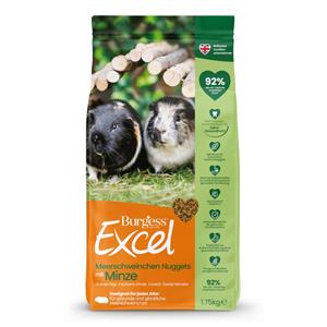 1,75kg Burgess Excel Adult Cavia Nuggets met Munt Caviavoer
