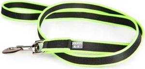 Julius-K9 Jogging Leash - Zwart"Neon - Met handvat