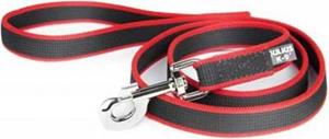 Julius-K9 Jogging Leash - Zwart"Rood - Met handvat